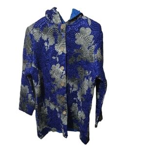 ABC COLLECTION Hooded Abstract Jacket.